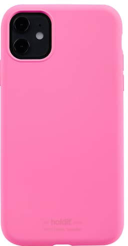 Holdit Silicone iPhone 11 deksel (rosa)