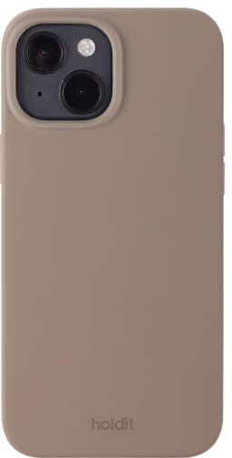 Holdit Silicone iPhone 14/13 deksel (brun)