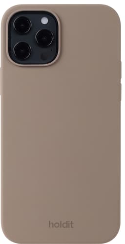 holdit iPhone 12/iPhone 12 Pro Skal Silikon Mocha Brown