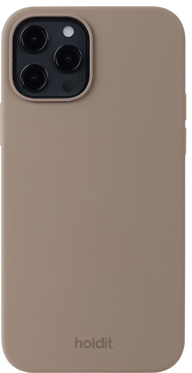 holdit iPhone 12/iPhone 12 Pro Skal Silikon Mocha Brown