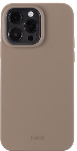 holdit iPhone 14 Pro Max Skal Silikon Mocha Brown