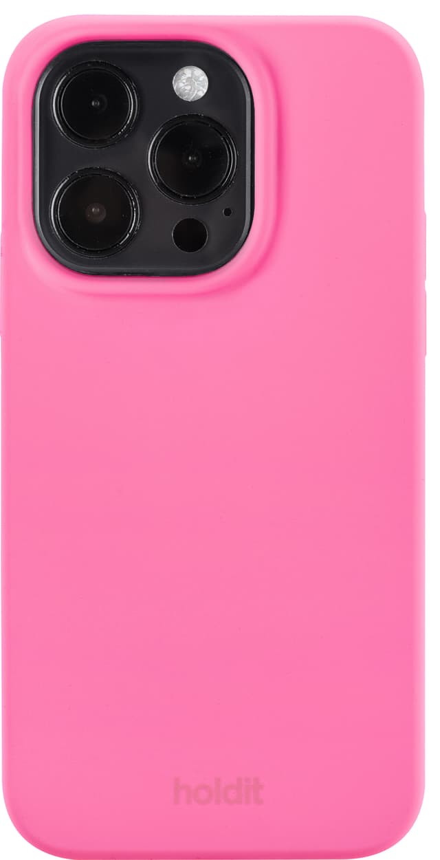 holdit iPhone 14 Pro Max Skal Silikon Bright Pink
