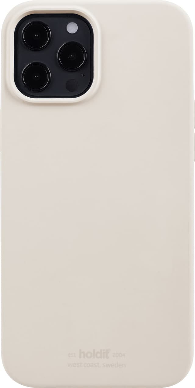 iPhone 12/iPhone 12 Pro Skal Silikon Light Beige
