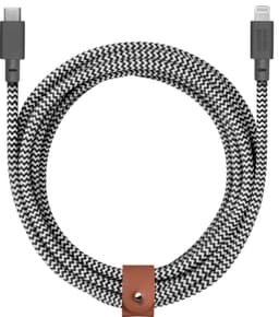 Native Union Belt XL USB-C til Lightning-kabel (zebra)
