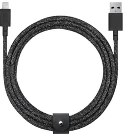 Native Union Belt XL USB-A til Lightning kabel (sort)