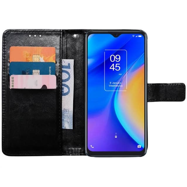 Mobil lommebok 3-kort TCL 20SE - Sort
