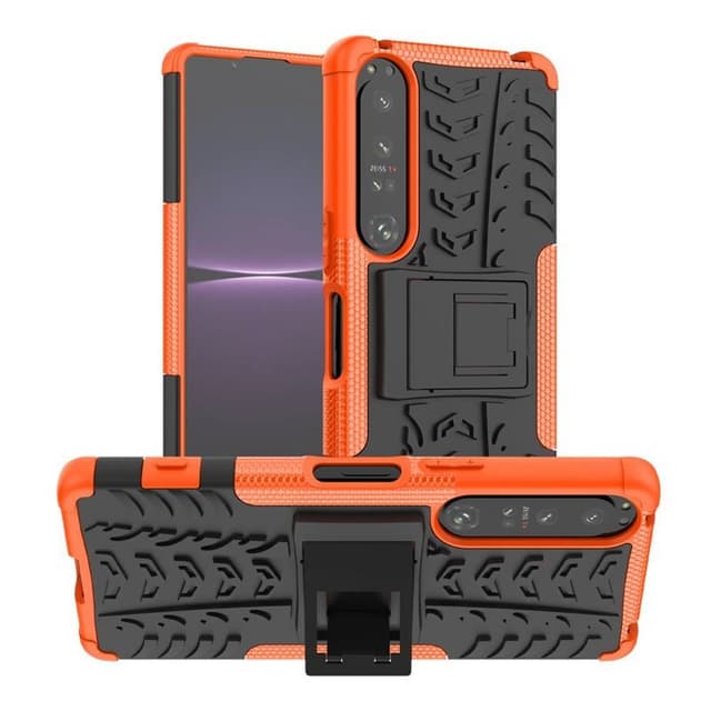 Stødbestandigt cover med stativ Sony Xperia 1 IV - Orange