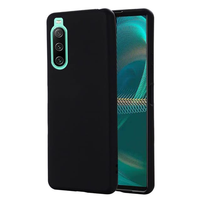 Liquid silikone cover Sony Xperia 10 IV - Sort