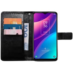 Mobil lommebok 3-kort TCL 30SE - Sort