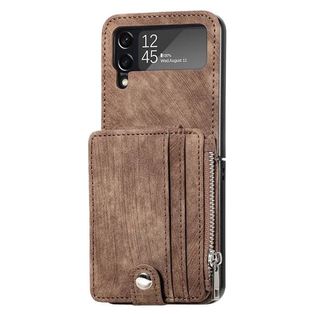 Kännykän kansi 2in1 Samsung Galaxy Z Flip 4 - Ruskea