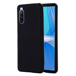 Liquid silikone cover Sony Xperia 10 III - Sort