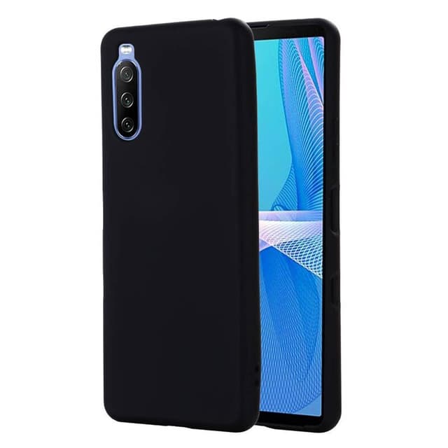 Liquid silikone cover Sony Xperia 10 III - Sort