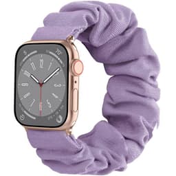 Scrunchie Elastisk armbånd Apple Watch 8 (41mm) - Lavendel