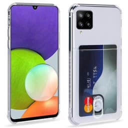 Silikondeksel med kort  Samsung Galaxy A22 4G