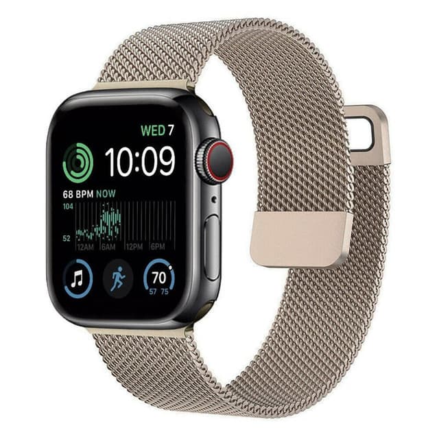 Milanese Armband Apple Watch SE 2022 (44mm) - Vintage Gold
