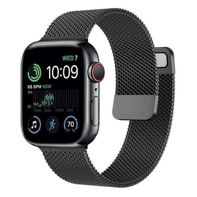 Milanese armbånd Apple Watch SE 2022 (40mm) - Svart