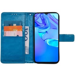 Wallet cover 3-kort TCL 305 - Lyseblå