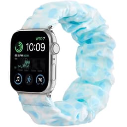 Scrunchie Elastisk armbånd Apple Watch SE 2022 (44mm) - Blueforal