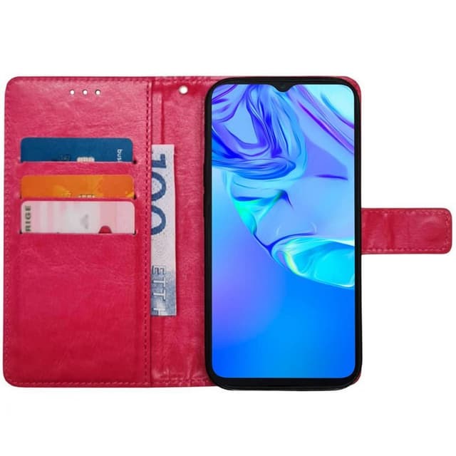 Wallet cover 3-kort TCL 305 - Lyserød