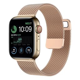 Milanese armbånd Apple Watch SE 2022 (44mm) - Rose