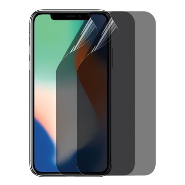 2-pack Privacy skärmskydd 3D Soft HydroGel Apple iPhone X/XS
