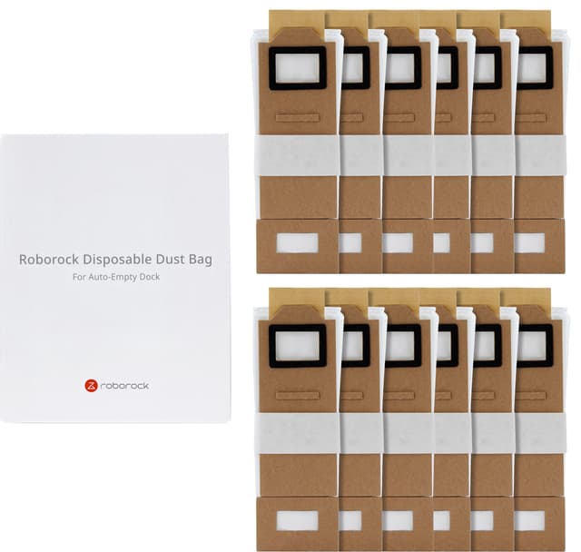 Roborock S7+/S7 MaxV Plus dammsugarpåsar RR0301 (12 pack)