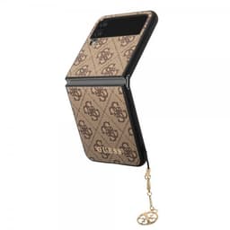 Guess Samsung Galaxy Z Flip 4 Deksel 4G Charms Brun