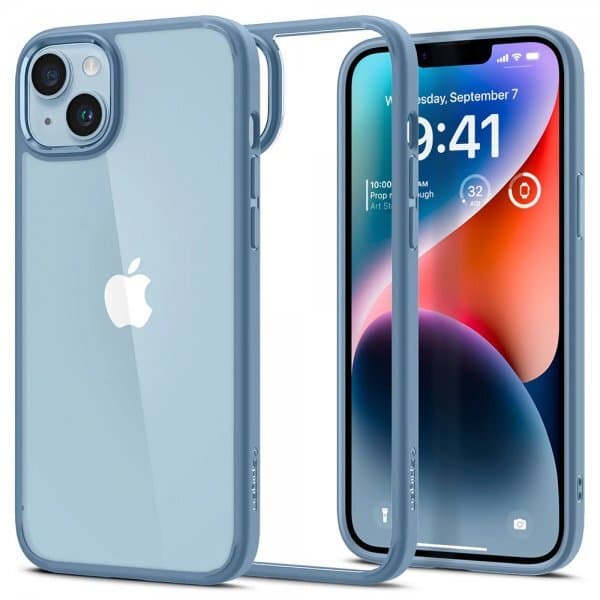 Spigen iPhone 14 Cover Ultra Hybrid Sierra Blue