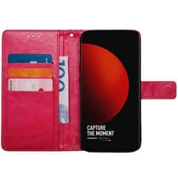Mobil lommebok 3-kort Xiaomi 12S Ultra - Rosa