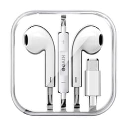 KIVEE KV-MT31 1.2m USB-C In-ear hörlurar + Mic - Vit