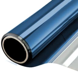 Vindusfilm personvern solbeskyttelse speileffekt 60x200 cm Blå
