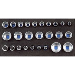 Gedore 2308916 Udvendig sekskant Topnøgleindsats-sæt 26 dele 1/2 (12,5 mm)