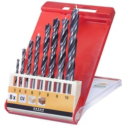 Trä-spiralborr-set kwb 514100 8 st