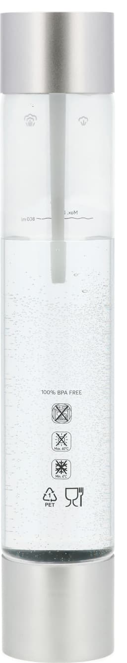 Nordic Sense flaske til kullsyremaskin 800ml (sølv)