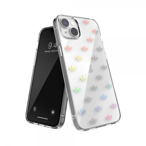 Adidas iPhone 14 Plus Skal Trefoil Clear Case Transparent