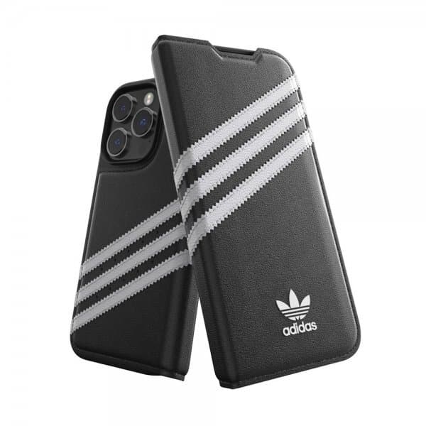 Adidas iPhone 14 Pro Fodral 3 Stripes Booklet Case Svart Vit