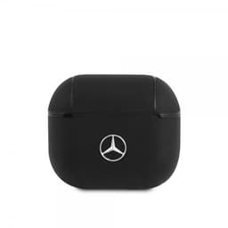 Mercedes Benz AirPods 3 Kuori Metal Logo Musta