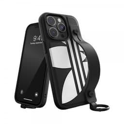 Adidas iPhone 14 Pro Cover Handstrap Case Sort Hvid