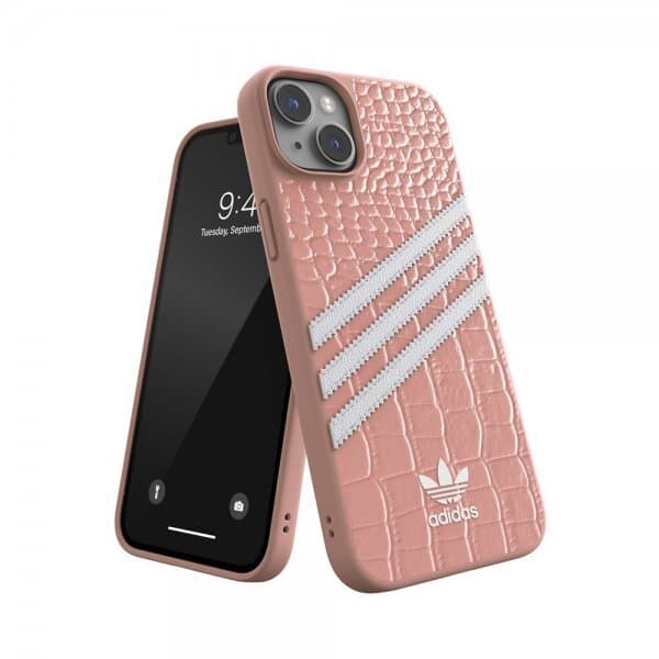 Adidas iPhone 14 Plus Skal 3 Stripes Snap Case Alligator Pink