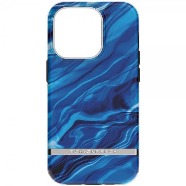 Richmond & Finch iPhone 14 Pro Cover Blue Waves