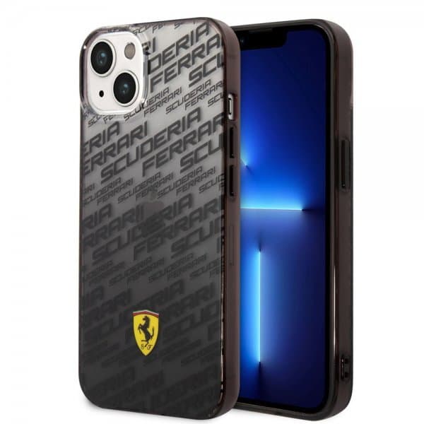 Ferrari iPhone 14 Deksel Gradient Scuderia Svart