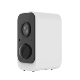 Overvåkingskameraer Trådløst utendørs HD-sikkerhetskameraer Motion Night Vision Hvit
