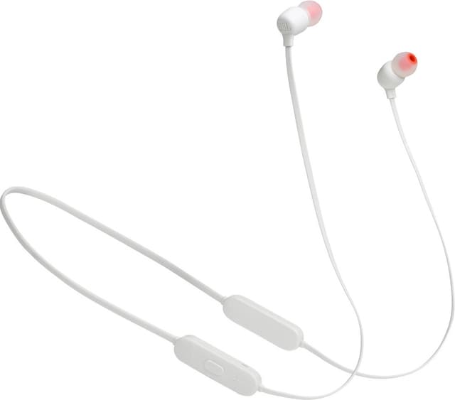 JBL Tune125BT trådløse in-ear hodetelefoner (hvit)