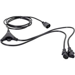 HAWA 1008273 IEC Y-kabel Svart 5.00 m
