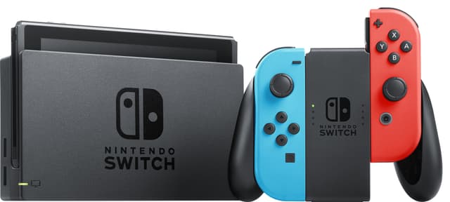 Switch gamingkonsol 2022 med Joy-Con-kontroller