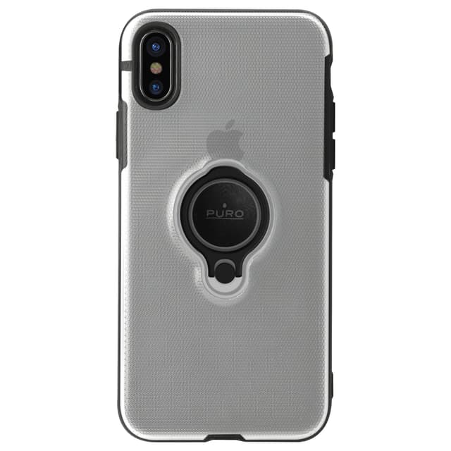 Puro Magnet Ring fodral för iPhone Xs Max (transparent)