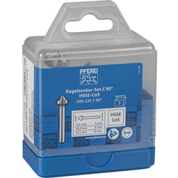 Konisk försänkarset HSS PFERD SET KES HSSE DIN 335 C90°