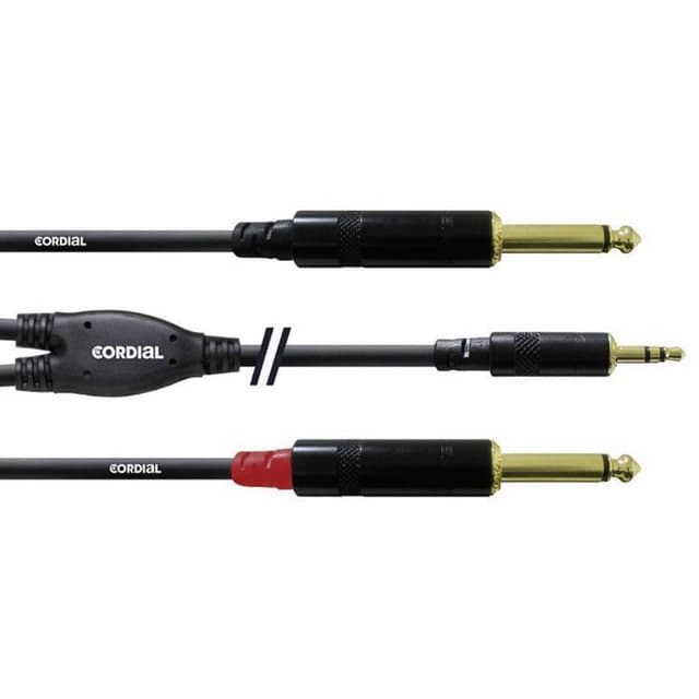 Cordial CFY3WPP Audio Adapterkabel [1x Teleplugg 3.5 mm
