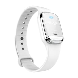 Myggeafvisende armbåndsur med ultralyd hvid