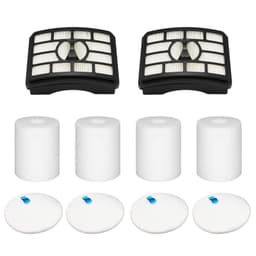Erstatningsfilter 10-pak Flerfarget Shark NV500/NV501/NV502/NV503/NV505/NV510/NV520/NV552/UV560/XFF500/XHF500